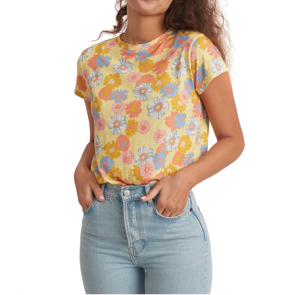 Marine Layer Floral Print Tee